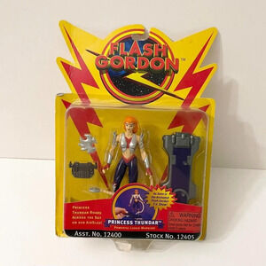 Vintage 1996 Playmates Flash Gordon Princess Thundra Action Figure Flaws